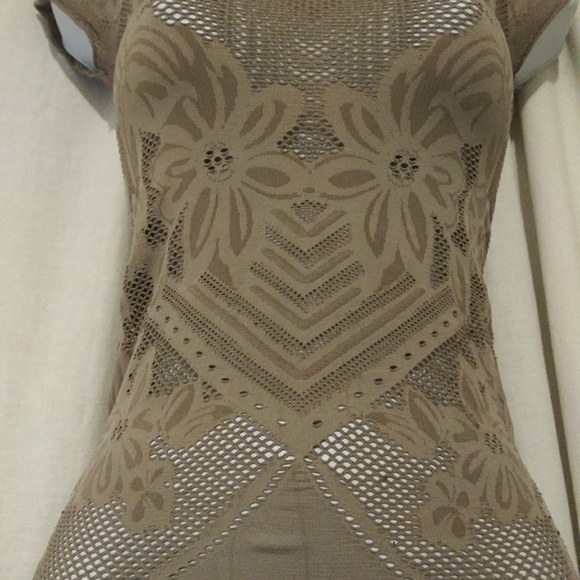 Tops - Hardly Worn Stretchy Net Detailed Sexy Shirt Top